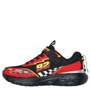 Pantofi sport băieți Skechers Skech Tracks Black Red Rosu - Img 3