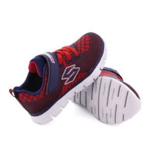 Pantofi Sport baieti Synergy Mini Knit Red - Img 4