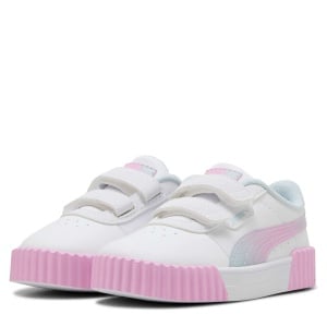 Pantofi sport fete Carina 3.0 Faded Glow V Inf PUMA White-Mauve Glow