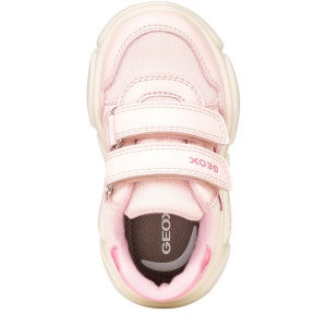 Pantofi sport fete Geox Ciufciuf Lt Pink Fuchsia — vedere de sus
