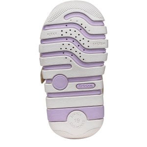 Pantofi sport fete Geox Iupidoo Girl Beige Lilac — talpa