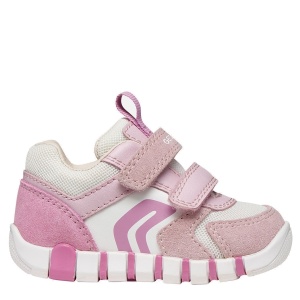 Pantofi sport fete Geox Iupidoo Girl Nude White