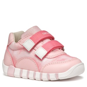 Pantofi sport fete Geox Iupidoo Girl Salmon — vedere în perspectivă