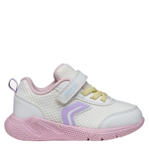 Pantofi sport fete Geox Sprintye Girl White Pink