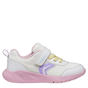 Pantofi sport fete Geox Sprintye White Pink
