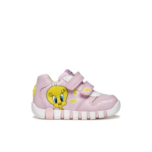 Geox Pantofi sport fete Iupidoo Girl Pink Tweety încălțăminte primii pasi bigstep