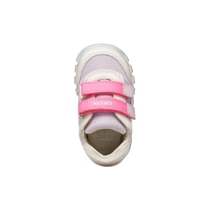 Geox Pantofi sport fete Iupidoo Girl White Lilac B3558A-01454-C0761 potriviti pentru primii pasi