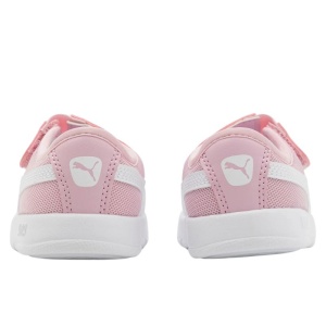Pantofi sport fete Puma Courtflex v3 Lina V Inf Rose Mauve - Img 12