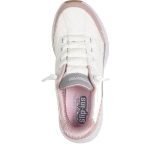 Pantofi sport fete Skechers Contour Foam Alb - vedere de sus - 303949L/WLV