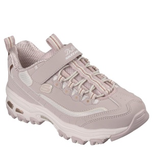 Pantofi sport fete Skechers D'lites Roz - vedere în perspectivă - 304154L/RSGD