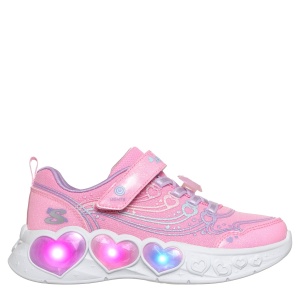 Pantofi sport fete Skechers Enchanted Heart Lights Roz - 303266NC/PKMT - cu luminițe