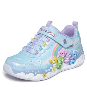 Pantofi sport fete Skechers Hugs N Snugs Albastru - 302390LC/BLMT - lateral