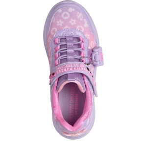 Pantofi sport fete Skechers Power Jams 2.0 Lavender Multi — vedere de sus