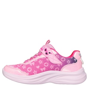 Pantofi sport fete Skechers Power Jams 2.0 Pink Multi — vedere din față