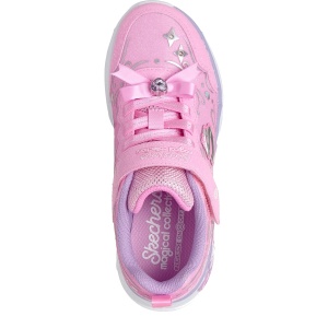 Pantofi sport fete Skechers Princess Steps Roz - vedere de sus - 303732LC/PNK