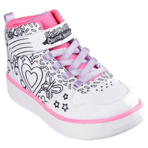 Pantofi sport fete Skechers Sport Court 92 Color Me Kicks — vedere în perspectivă