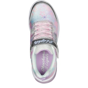 Pantofi sport fete Skechers Star Sparks Silver Multi - 65593