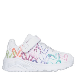 Pantofi sport fete Skechers Uno Lite Alb