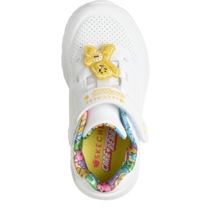 Pantofi sport fete Skechers Uno Lite Alb - vedere de sus - 310812N/WMLT