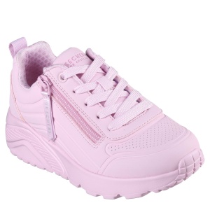 Pantofi sport fete Skechers Uno Lite Easy Zip Pink - vedere în perspectivă - 310387L/LTPK