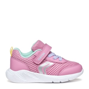 Geox Pantofi sport fete Sprintye Girl Pink Watersea B454TD-01454-CE83B