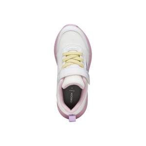 Geox Pantofi sport fete Sprintye White Pink J36FWB-01454-C0406 încălțăminte copii bigstep