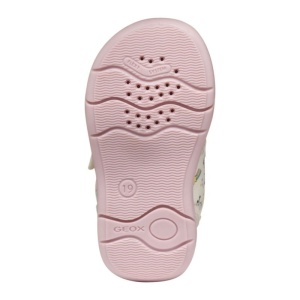 Geox Pantofi sport fete Zapito Girl Ivory Pink B556DA-0AW54-C0175