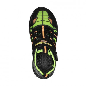 Skechers Sandale Baieti C Flex Sandal 2.0 Black Lime incaltaminte copii bigstep