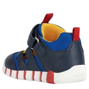Sandale baieti B Iupidoo B.B Navy Royal — vedere din spate