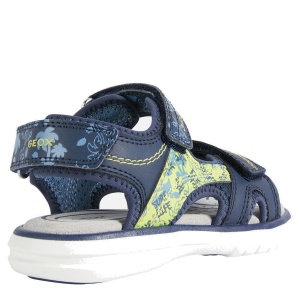 Sandale baieti Maratea B.D Navy Lime - J15DRD/01504/C0749 - din spate