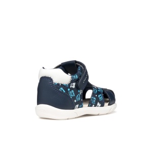 Sandale baieti Sandal Zapito Boy Dk Navy White - Img 5