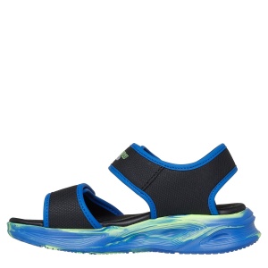 Sandale băieți Skechers Sola Glow Sandal Black Blue - Img 3