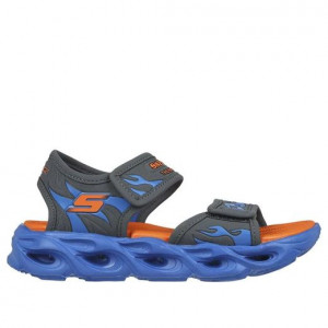Skechers Sandale Baieti Thermo Splash Hide Tide Charcoal Blue incaltaminte copii bigstep