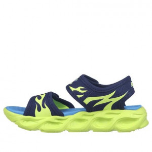 Skechers Sandale Baieti Thermo Splash Hide Tide Navy Lime incaltaminte copii bigstep