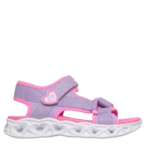 Sandale fete cu luminițe Skechers Heart Lights Sandals-Sugar