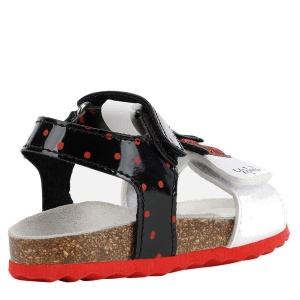 Sandale fete Geox Chalki G.C White Black - 65110