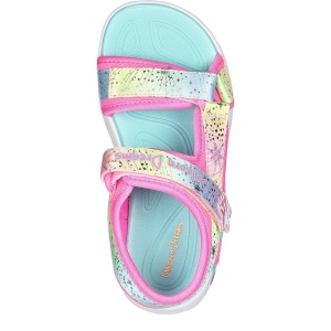 Sandale fete Skechers Unicorn Dreams Pink Multi - Img 4