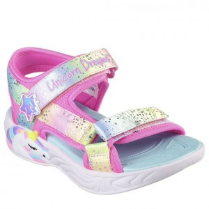 Skechers Sandale Fete Unicorn Dreams Pink Multi  incaltaminte copii bigstep