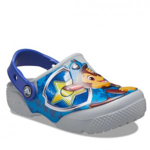 Crocs Sandale plaja Baieti Fl Paw Patrol Patch Kids Clog Light Grey incaltaminte copii bigstep