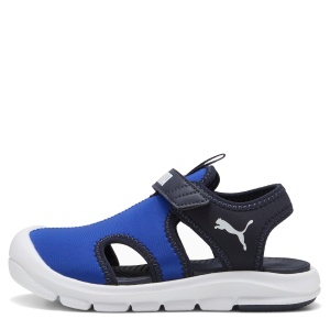Sandale plajă băieți Puma Fun Racer Sandal V PS Vivid Blue — vedere laterală