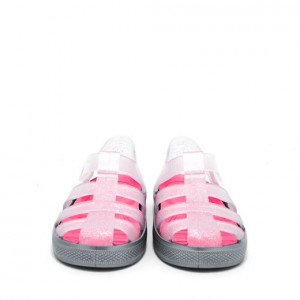 Sandale plajă fete Igor Star Plata Fuchsia - 50680