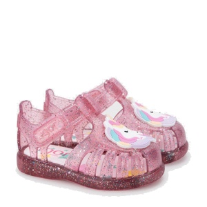 Sandale plajă fete Igor Tobby Unicornio Fucsia Multi Glitter