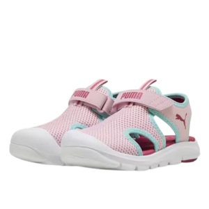 Sandale plaja fete Puma Fun Racer Sandal Mesh V PS Rose Mauve - Img 3