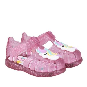 Igor Sandale plaja Fete Tobby Gloss Unicornio Fucsia Glitter incaltaminte copii bigstep