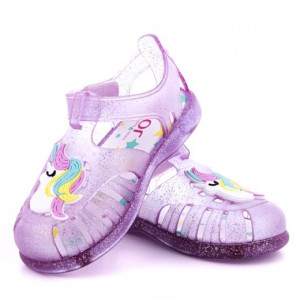 Igor Sandale plaja Fete Tobby Gloss Unicornio Malva Glitter incaltaminte copii bigstep