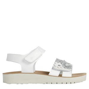 Sandale S.Costarei Geox G.A White Silver