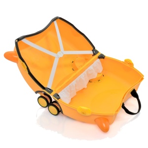 Valiza copii Trunki Glide Doug Yellow - TRU-SUI-WW-DY-CW - deschisa