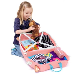 Valiza copii Trunki FLOSSI - FLAMINGO 0353-GB01 accesorii copii bigstep