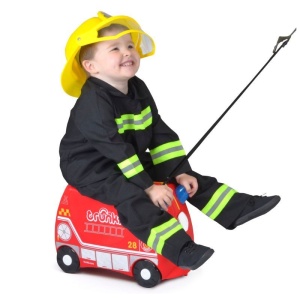 Trunki valiza copii FRANK - Pompierul 0254-GB01 accesorii copii bigstep