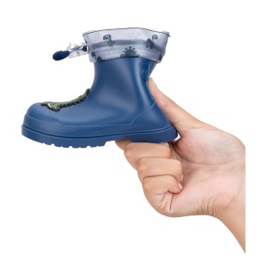 Cizme barefoot cauciuc băieți Igor Mendi Dino Jeans - Img 4